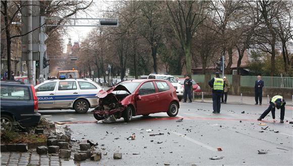 Prometna u središtu Zagreba                                                                                                                                                                                                                     