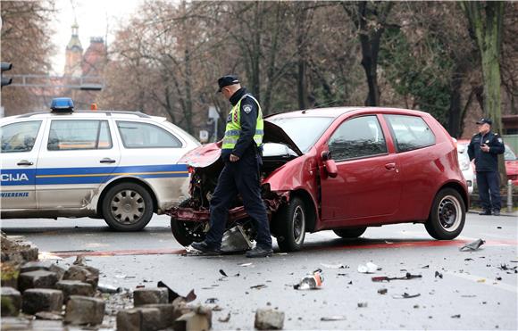 Prometna u središtu Zagreba                                                                                                                                                                                                                     