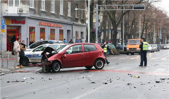 Prometna u središtu Zagreba                                                                                                                                                                                                                     