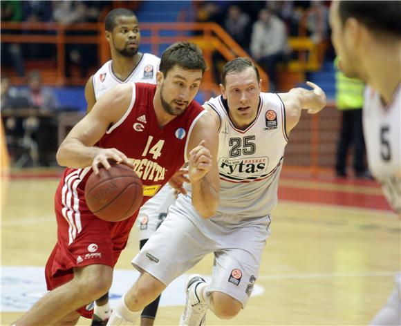 Eurokup: Cedevita - Lietuvos Rytas 83-84