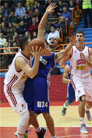 Utakmica 16. kola ABA lige između košarkaša Cedevite i Zadra 