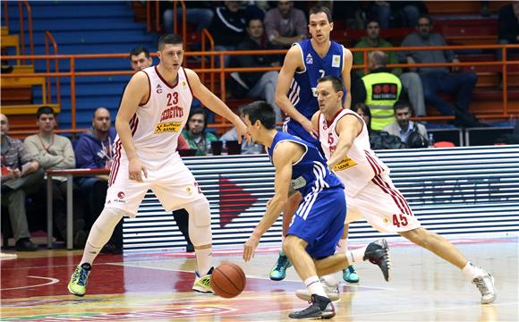 Utakmica 16. kola ABA lige između košarkaša Cedevite i Zadra 