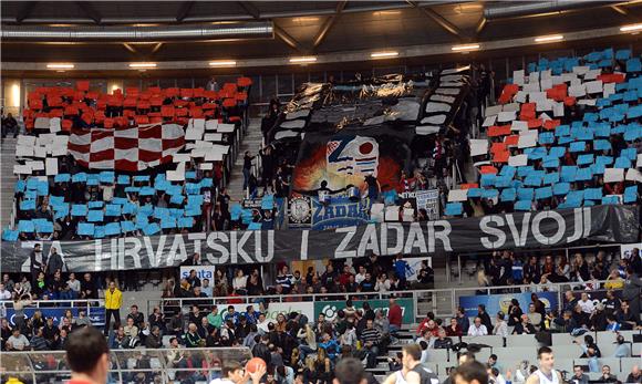 ABA liga: Zadar - Partizan 56:64