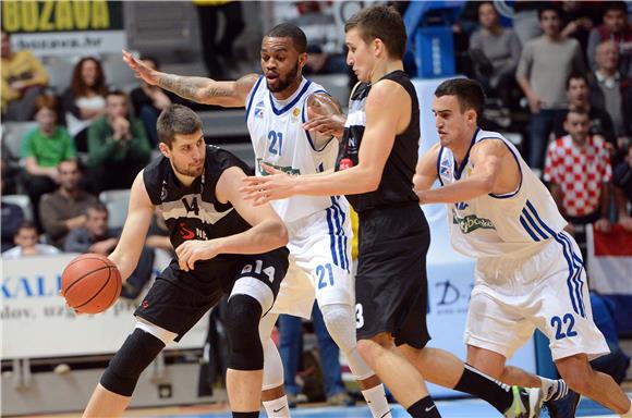 ABA liga: Zadar - Partizan 56:64