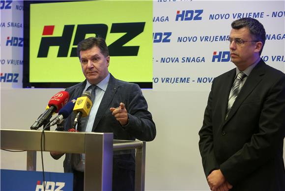 Konferencija za novinare HDZ-a