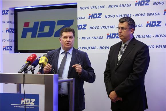 Konferencija za novinare HDZ-a