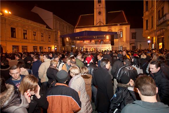 Varaždinci dočekali 2014. novogodišnjom utrkom 