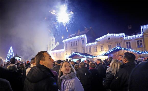 Doček Nove 2014. godine u Samoboru