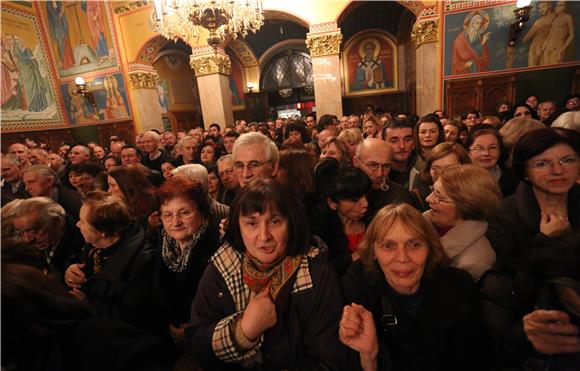 Mitropolit Jovan Pavlović predvodio misu na pravoslavni Badnjak