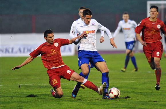 Split - Hajduk 0-0 poluvrijeme 8.2.2014.