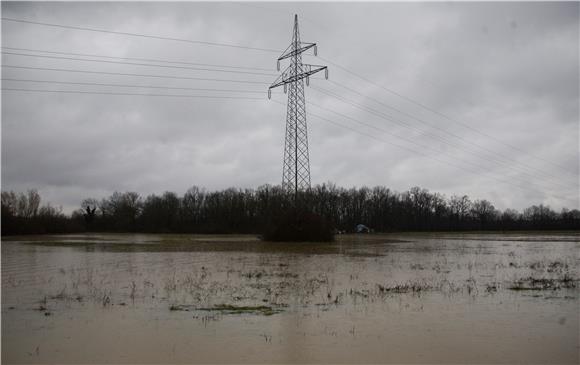 Voda ušla u kuće na velikogoričkom području