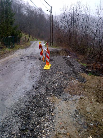 Klizište Trstenik u Čučerju ne bi se trebalo povaćavati