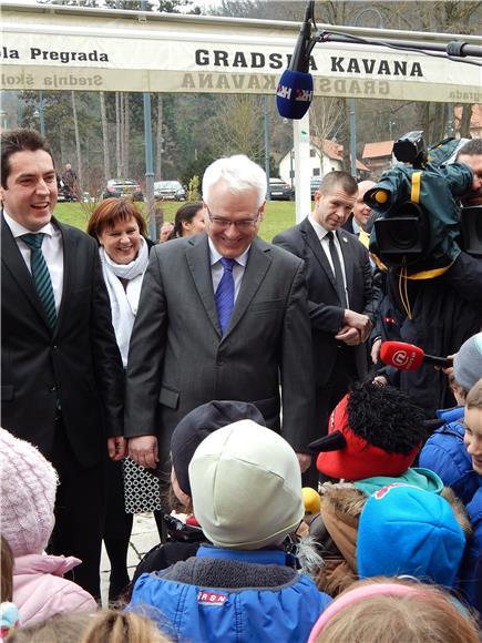 Predsjednik Josipović posjetio Pregradu