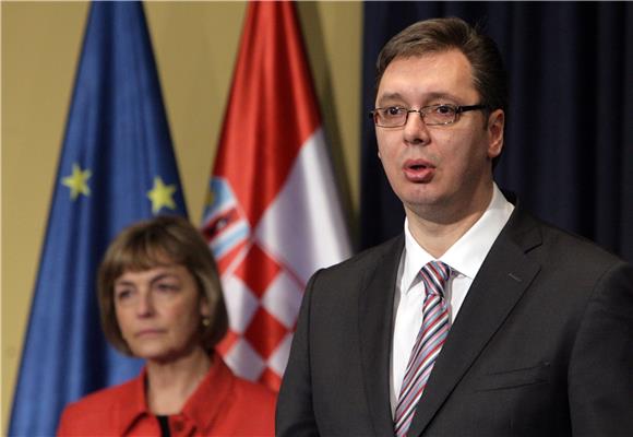 Pusić i Vučić: Srbija i Hrvatska se trebaju okrenuti budućnosti (kraća)