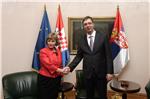 Pusić i Vučić u Beogradu