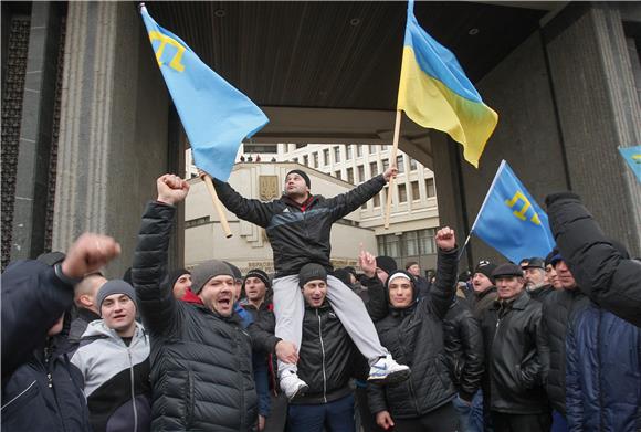 UKRAINE CRIMEA PROTEST 