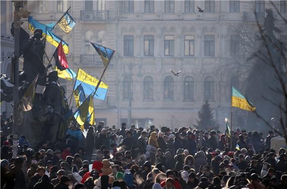 UKRAINE EU PROTEST 