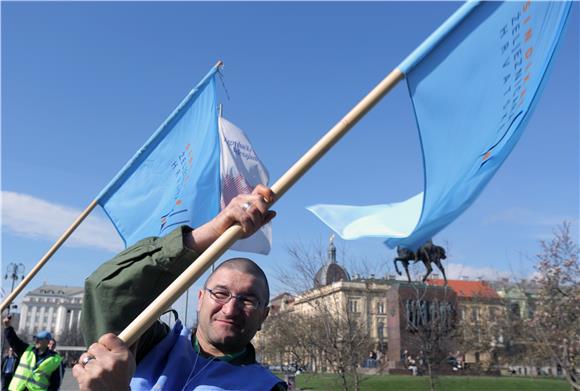  Javni prosvjed Sindikata željezničara