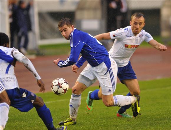 HNL: Hajduk - Slaven Belupo 2-0 poluvrijeme