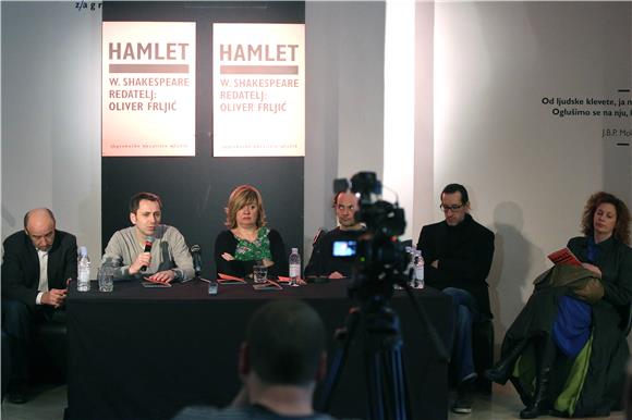 Na konferenciji za novinare najavljena je premijera predstave 'Hamlet'