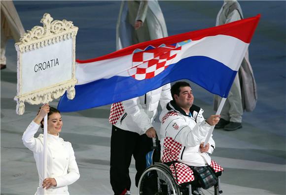 Dino Sokolović stjegonoša na otvaranju Zimskih paraolimpijskih igara