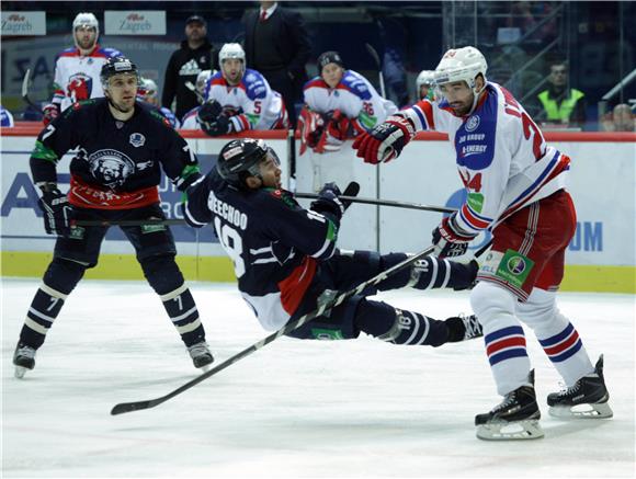 KHL: Medveščak - Lev Prag 11.03.2014