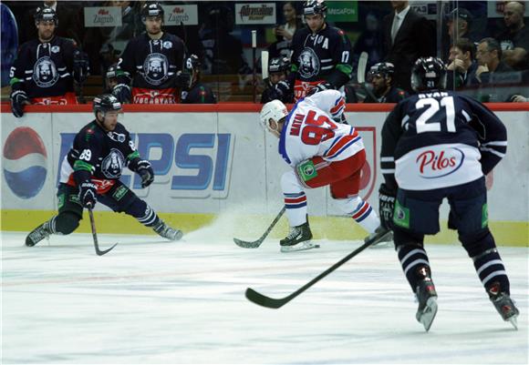 KHL: Medveščak - Lev Prag 11.03.2014