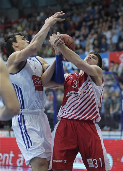  Cibona  i Crvena zvezda 26. kolu košarkaške ABA lige