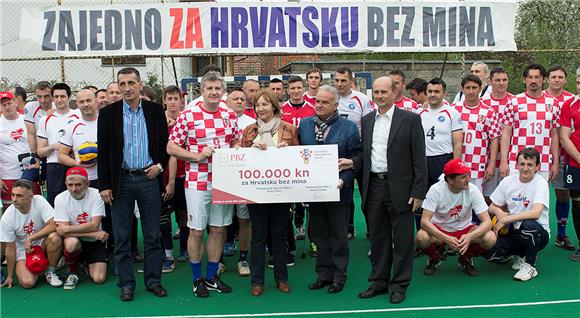 Veterani hrvatske reprezentacije za pomoć razminiranju Hrvatske