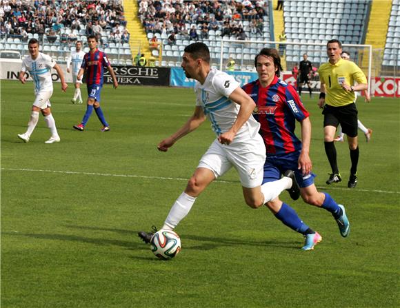 Prva HNL: Rijeka - Hajduk 1-1 (poluvrijeme)