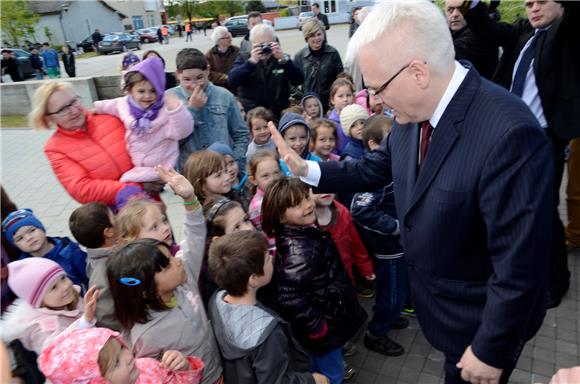 Predsjednik Josipović posjetio Mursko Središće