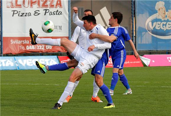 HNL: Slaven Belupo - Osijek 1-1 - poluvrijeme 15.04.2014