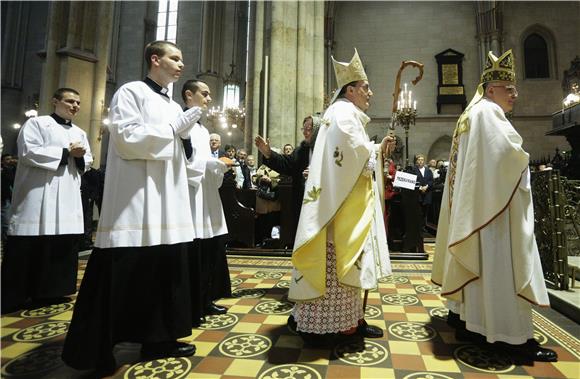 Uskršnja misa u zagrebačkoj katedrali