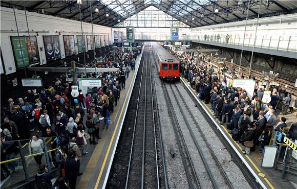 BRITAIN TUBE STRIKE TRANSPORT