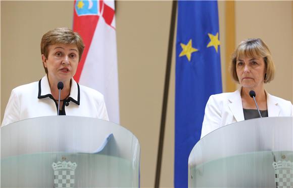 Ministrica Pusić razgovarala s povjerenicom Europske komisije Georgievom