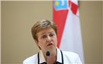 Georgieva čestitala Hrvatskoj na solidarnosti sa Srbijom i BiH