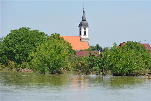 Pada razina vode u županjskoj Posavini