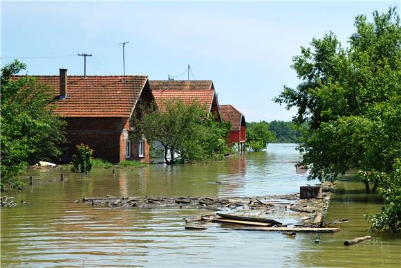 Pada razina vode u županjskoj Posavini