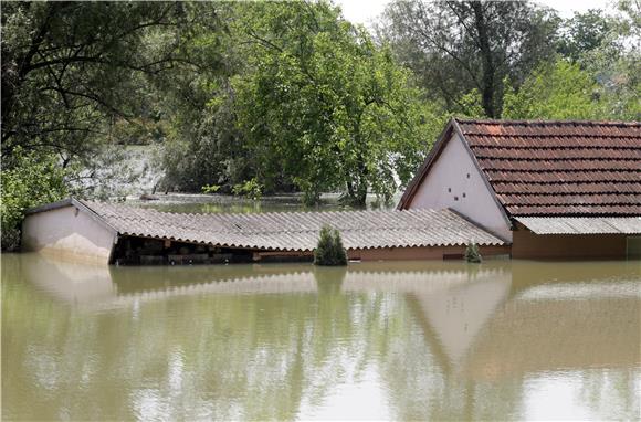 Poplave u selu Gunja