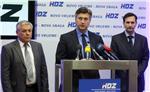 Tiskovna konfernecija HDZ-a povodom objave rezultata Izbora za EP