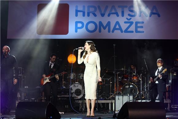 Humanitarni koncert 'Hrvatska pomaže' na Trgu bana Jelačića