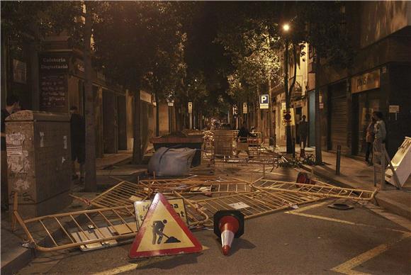 SPAIN PROTEST SQUATTERS 