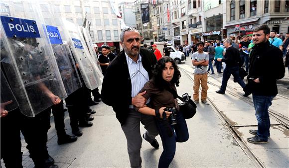 TURKEY PROTEST ANNIVERSARY