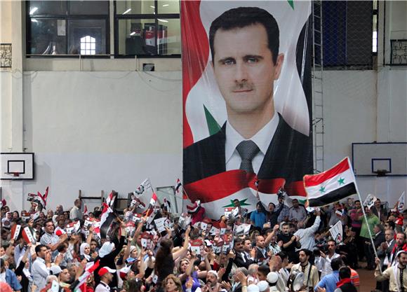 SYRIA PRESIDENTIAL ELECTIONS ASSAD RALLY