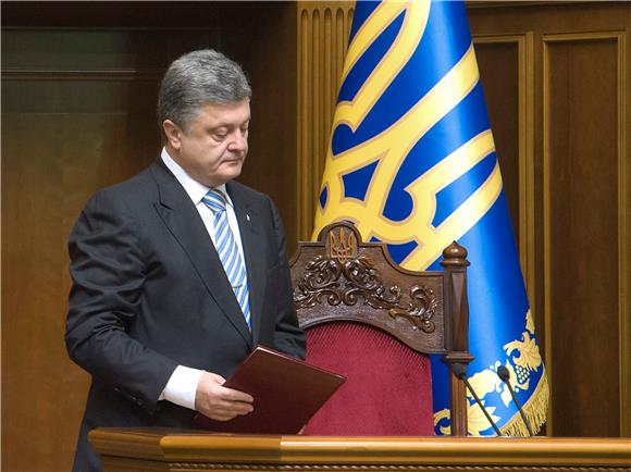 UKRAINE POROSHENKO INAUGURATION