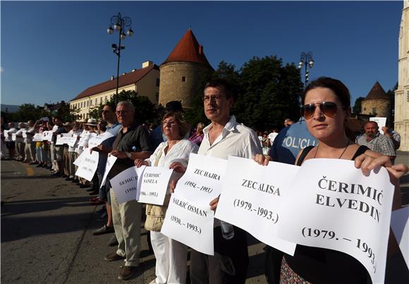 tajanje u znak sjećanja na žrtve ratnog zločina počinjenog u selu Ahmići