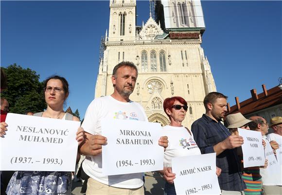 tajanje u znak sjećanja na žrtve ratnog zločina počinjenog u selu Ahmići