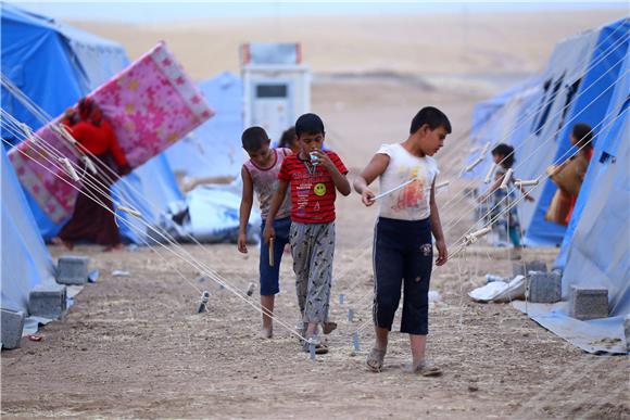 IRAQ UNREST ERBIL REFUGEES