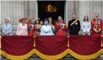 BRITAIN TROOPING THE COLOUR