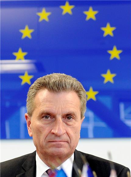 Oettinger: opasnost od nestašica plina zimi